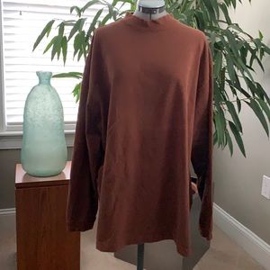 Axis 100% Cotton Brown Long Sleeve Shirt